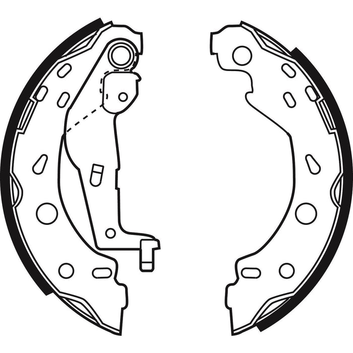 Apec Brake Shoe Rear Fits Smart City Crossblade Fortwo Roadster