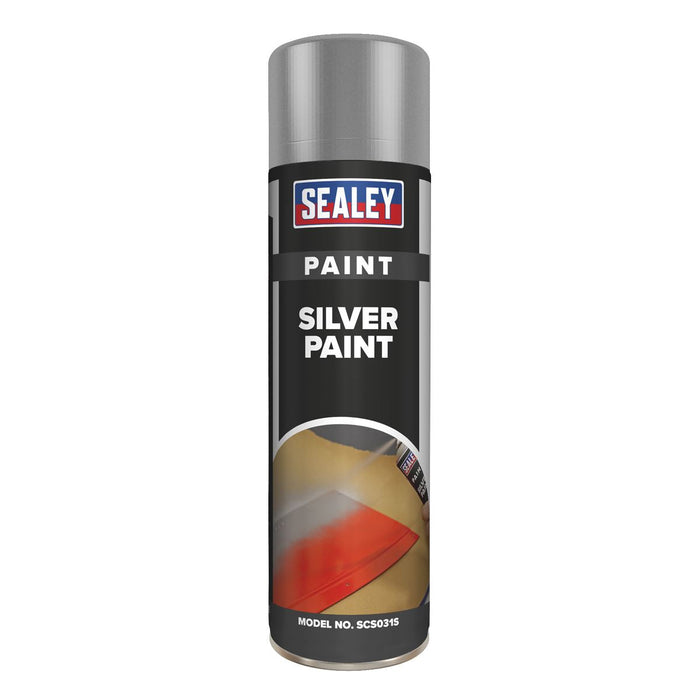 Sealey Silver Paint 500ml SCS031S