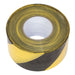 Sealey Hazard Warning Barrier Tape 80mm x 100m Black/Yellow Non-Adhesive BTBY Sealey  - Dynamic Drive