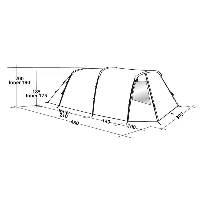 Easy Camp Tent Huntsville 500 5 Berth Pole Tent