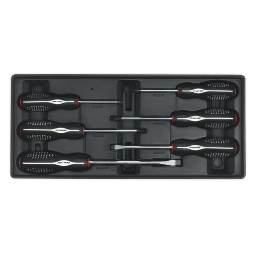 Sealey Tool Tray with Screwdriver Set 6pc TBT14 Sealey  - Dynamic Drive