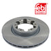 Genuine FEBI Front Brake Discs & Pads Set Vented for Nissan Cabstar E Febi Bilstein  - Dynamic Drive