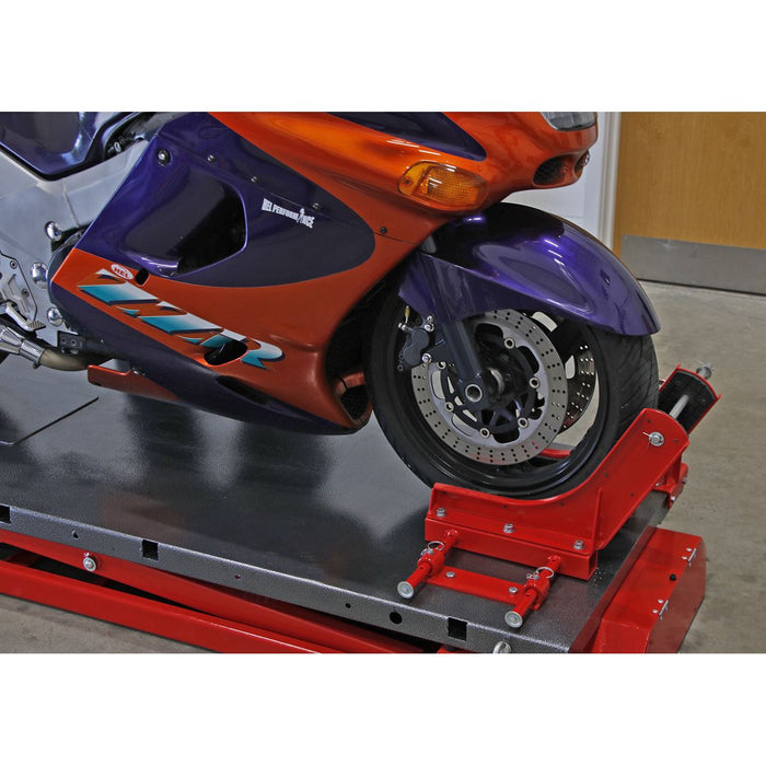 Sealey Motorcycle Lift 680kg Capacity Heavy-Duty Electro/Hydraulic MC680E Sealey  - Dynamic Drive