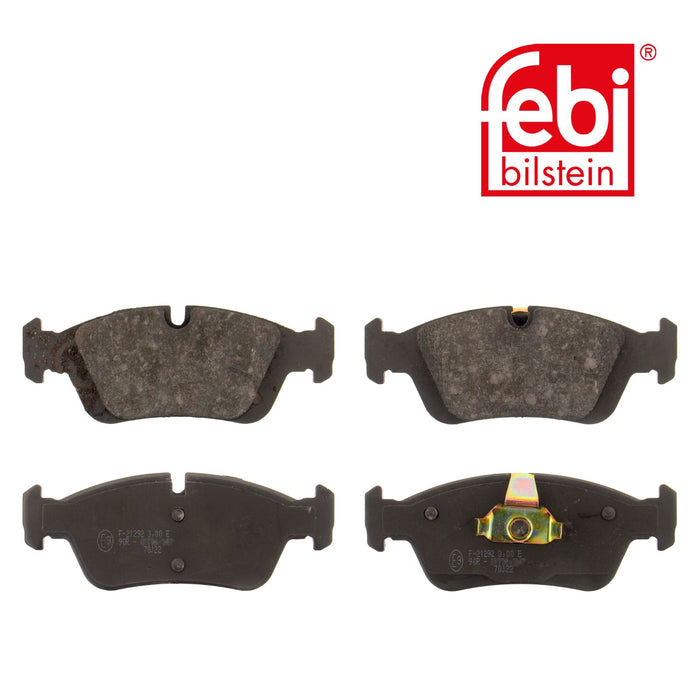 Genuine FEBI Front Brake Discs & Pads Set Solid for BMW 3 Series