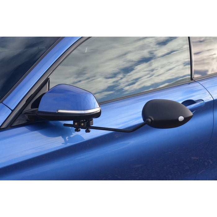 2 x Milenco Aero 4 Towing Mirrors (Convex Glass) - FREE Storage/Carry Bag