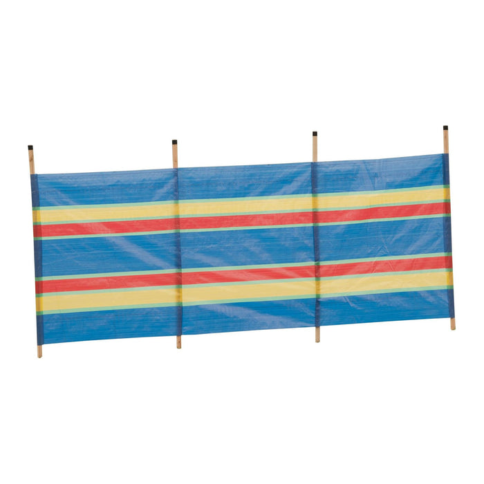 4 Pole Multicoloured Polythene Windbreak 1440 Quest  - Dynamic Drive