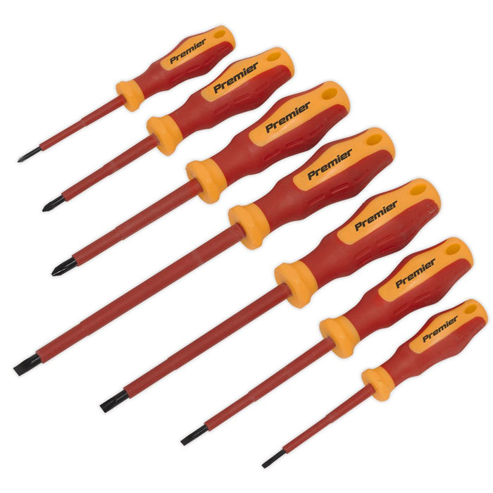 Sealey Screwdriver Set 7pc VDE Approved AK6125 Sealey  - Dynamic Drive