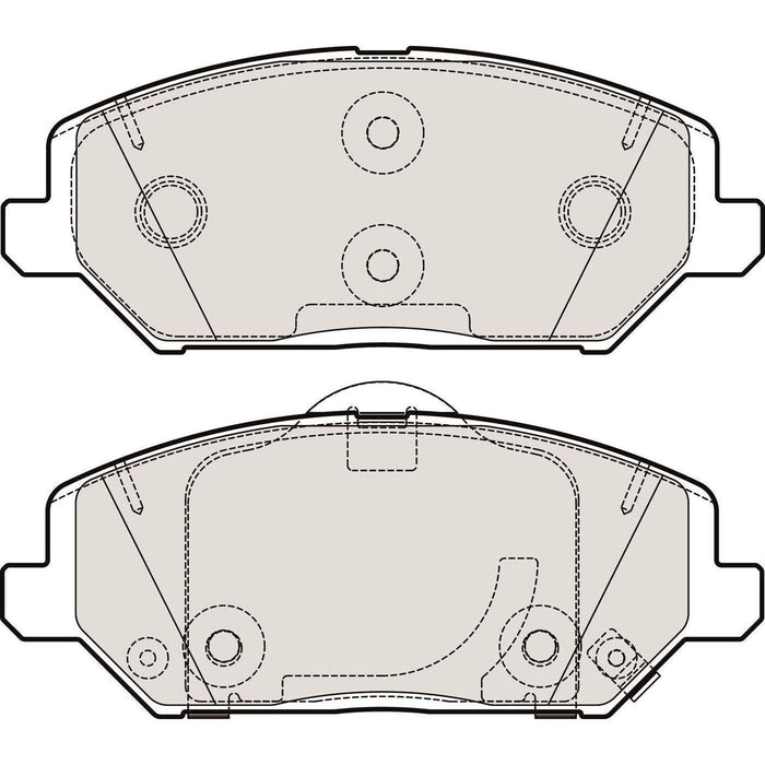 Apec Brake Pads Front Fits Hyundai I30 Kia Ceed Pro Xceed