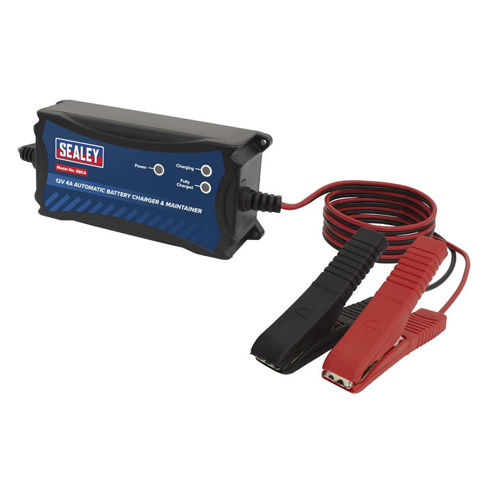 Sealey Battery Maintainer Charger 12V 4A Fully Automatic