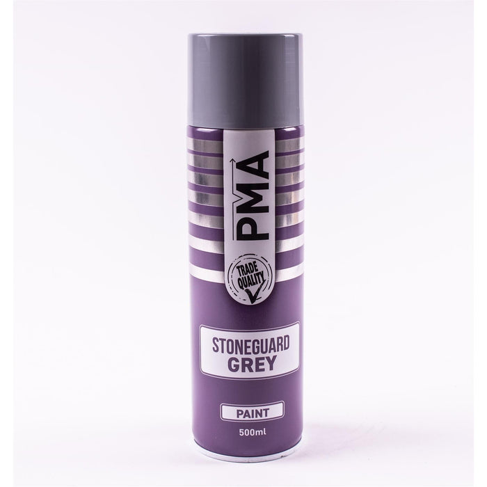 4 x PMA Professional Stone Guard Grey 500ml Spray Paint High Coverage PMA  - Dynamic Drive