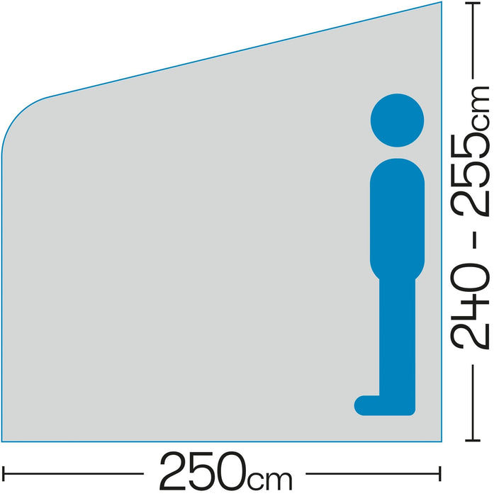 Vega 2 330 Air Porch Awning (Caravan : 235 - 255cm) 12020402350002 Quest  - Dynamic Drive