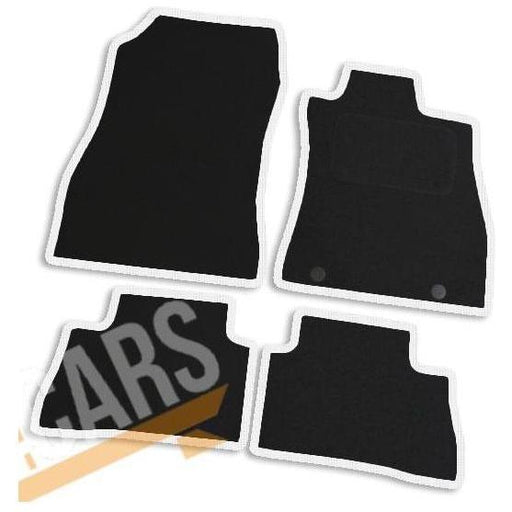 Fully Tailored White Trim Carpet Mats Nissan Juke 10> Set of 4 With 2 Clips UKB4C  - Dynamic Drive