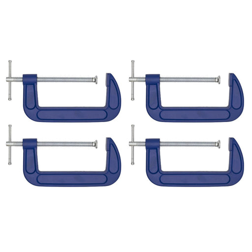 Sealey G-Clamp 150mm Pack of 4 AK60064 Sealey  - Dynamic Drive