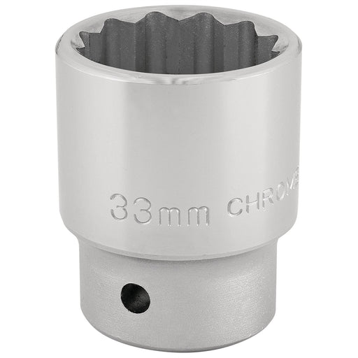 Draper 12 Point Socket, 3/4" Sq. Dr., 33mm 16700 Draper  - Dynamic Drive