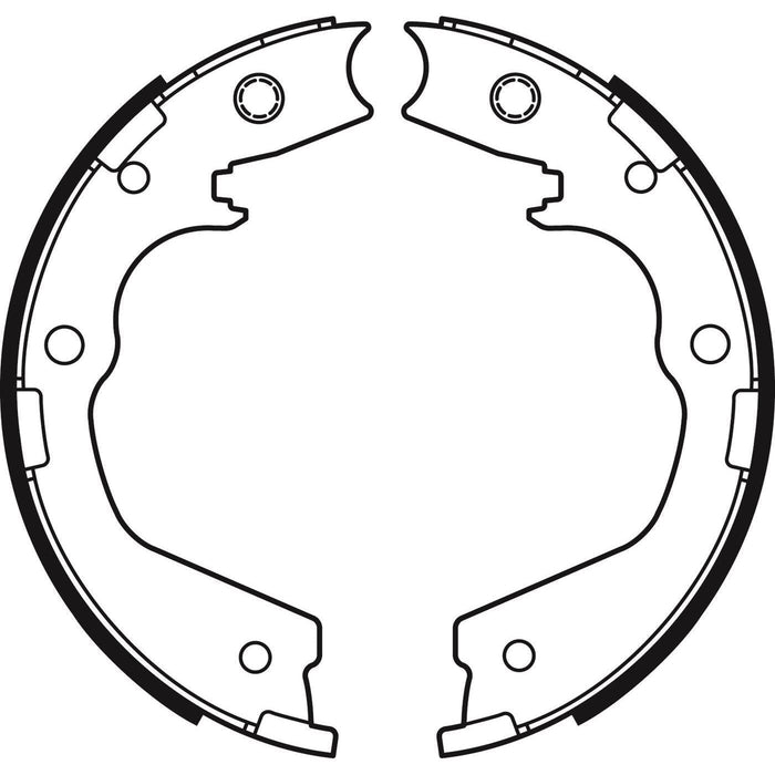 Apec Brake Shoe H/R Fits Isuzu Trooper