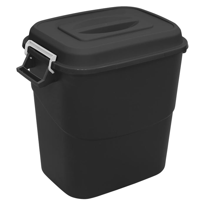 Sealey Refuse/Storage Bin 75L Black BM75