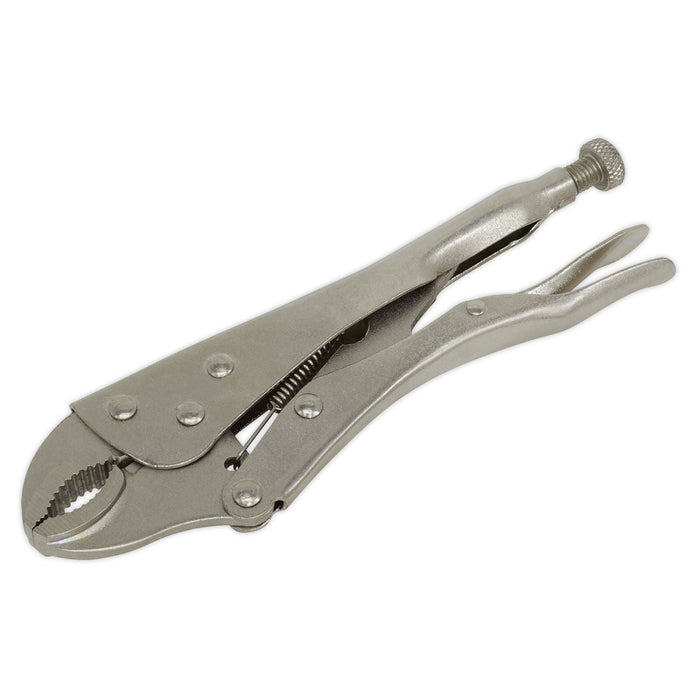 Sealey Locking Pliers 215mm Curved Jaw S0487 Siegen by Sealey  - Dynamic Drive