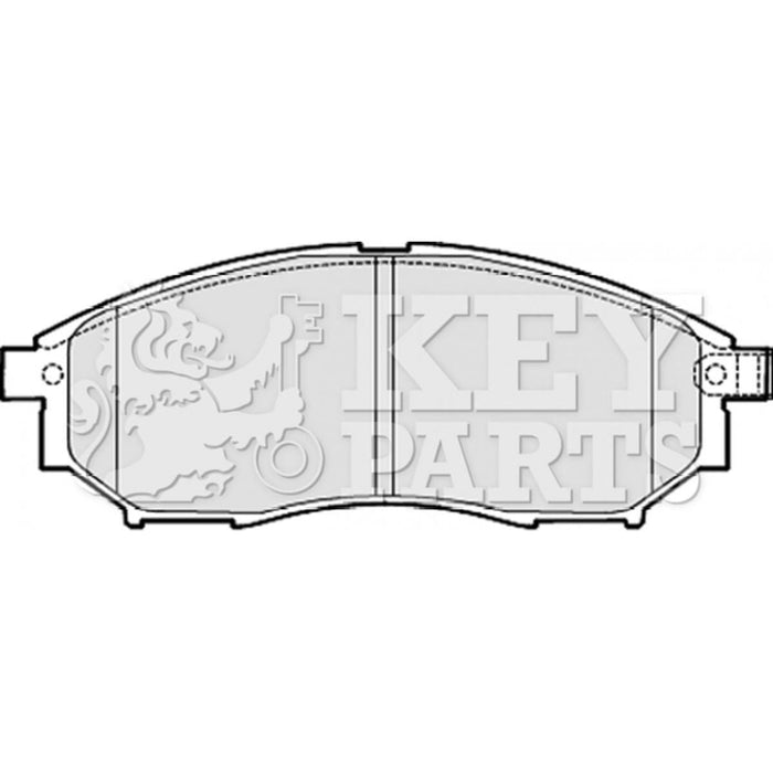 Genuine Key Parts KBP2060 Front Brake Pads-Includes Wear Indicators (Sumitomo)