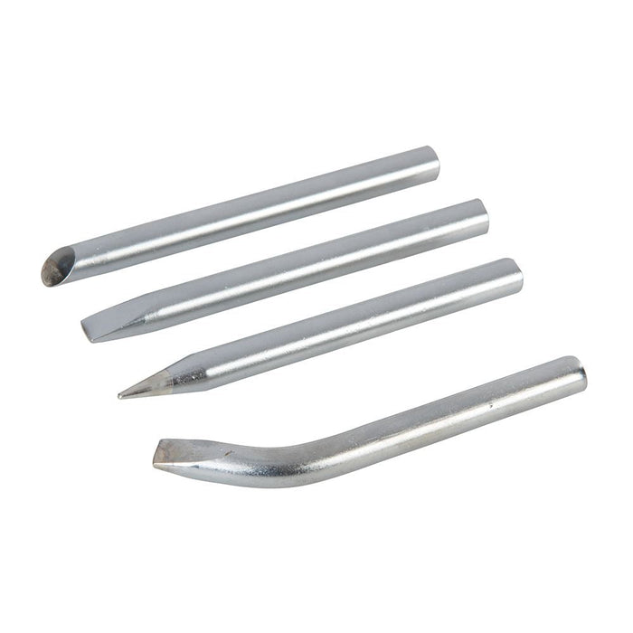 Silverline Soldering Iron Tips Set 4pce 100W