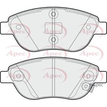 Apec Brake Pads Front Fits Fiat 500L