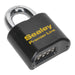 Sealey Steel Body Combination Padlock 62mm PL603 Sealey  - Dynamic Drive