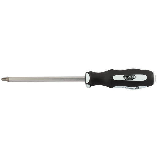 Draper 'Pound Thru' Cross Slot Soft Grip Screwdriver, No.3 x 150mm 35225 Draper  - Dynamic Drive