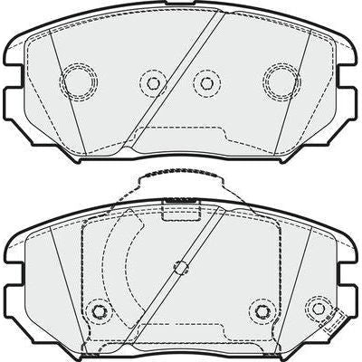 Apec Blue Brake Pads (Front) (R90) PD4279 Apec Blue  - Dynamic Drive