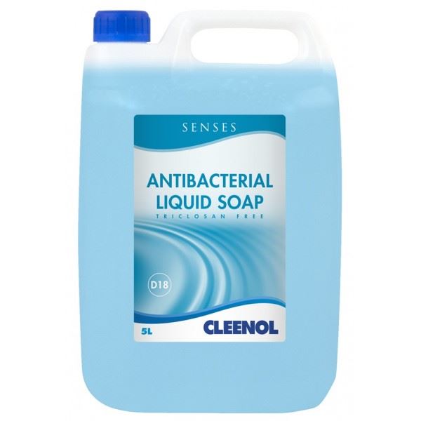 Cleenol Senses Antibacterial Liquid Soap - 5 Litre