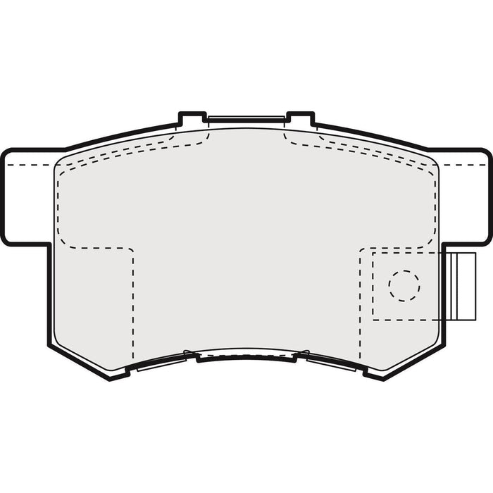 Apec Brake Pads Rear Fits Honda Accord Cr-V Element Fr-V Jazz Legend Odyssey Shut