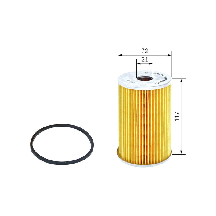 Genuine Bosch Cv Oil Filter P9117 (Hgv) 1457429117