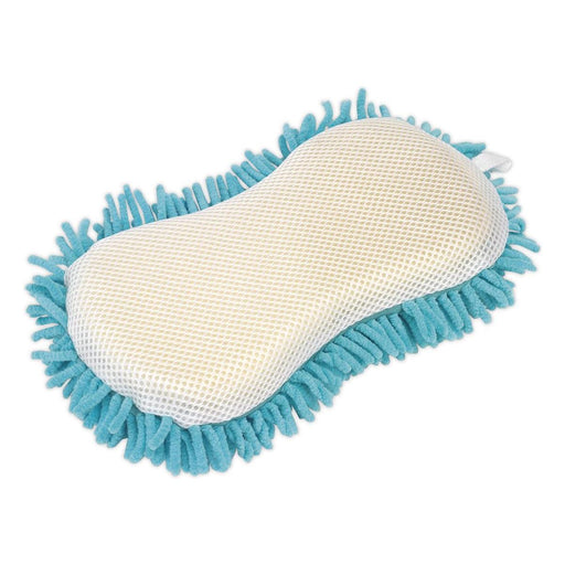 Sealey Shaggy Microfibre Sponge 2-in-1 CC76 Sealey  - Dynamic Drive