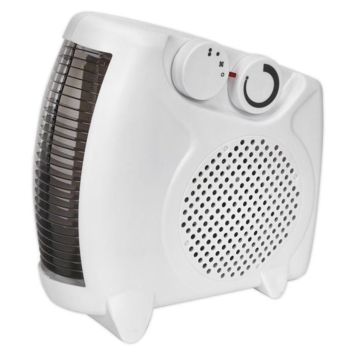 Sealey Fan Heater 2000W/230V 2 Heat Settings & Thermostat FH2010 Sealey  - Dynamic Drive