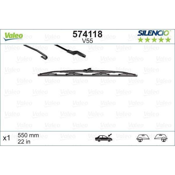 x10 Valeo Single Wiper Blades 574118 Automotive Part Valeo  - Dynamic Drive