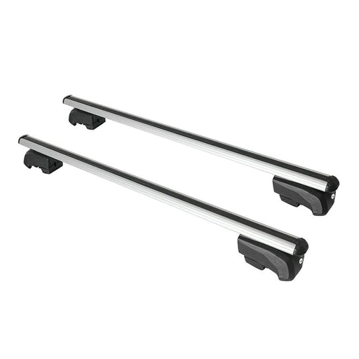 Roof Bars Rack Silver Locking fits Audi Q5 2017- Omtec  - Dynamic Drive