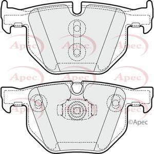 Apec Brake Pads Rear Fits BMW X5 X6