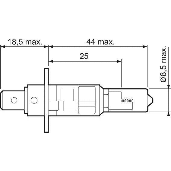 Genuine Valeo fits H1 Bulb Cardboard Essential Valeo  - Dynamic Drive