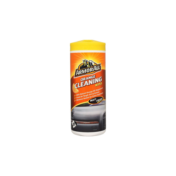 Armorall Dashboard Cleaning Wipes - Orange - Tub Of 30