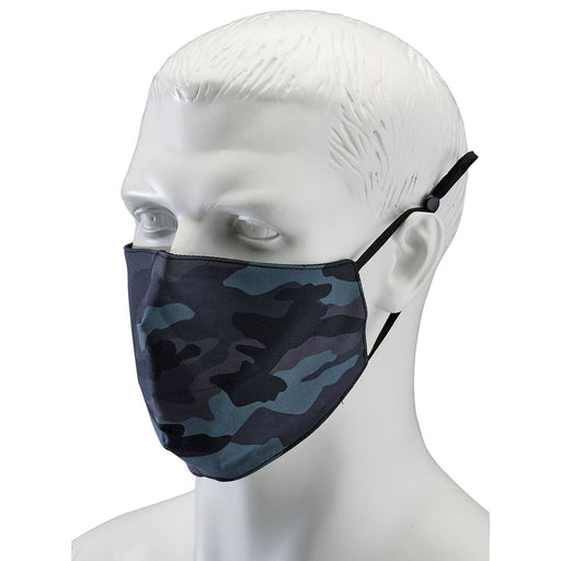 Draper Camo Fabric Resuable Face Masks, Blue (Pack of 2) 94962 Draper  - Dynamic Drive