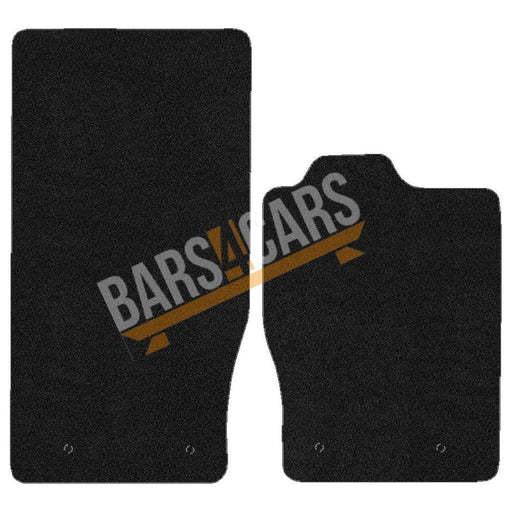 Fully Tailored Black Carpet Car Mats for Jaguar F Type 13 Set of 2 With 2 Clips UKB4C  - Dynamic Drive