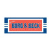 Genuine Borg & Beck Brake Pads fits GM Astra Calibra 91898 BBP1282 Borg & Beck  - Dynamic Drive