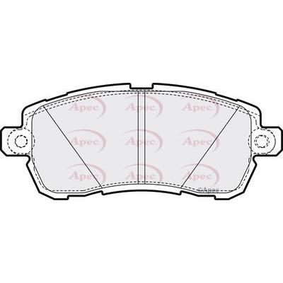 Apec Brake Pads Front Fits Ford Ka+