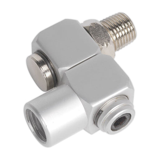 Sealey Z-Swivel Air Hose Connector 1/4"BSP SA902 Sealey  - Dynamic Drive