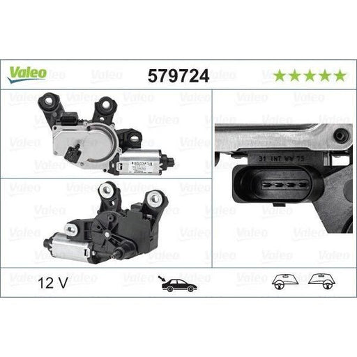 Genuine Valeo fits Wiper Motor Rear Porsche Cayenne 92A Valeo  - Dynamic Drive