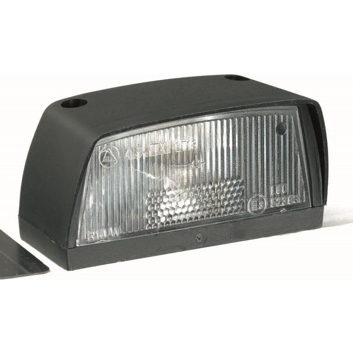 Ring Automotive RCT780 Number Plate Lamp - Black (Large) (C/W Bulb)