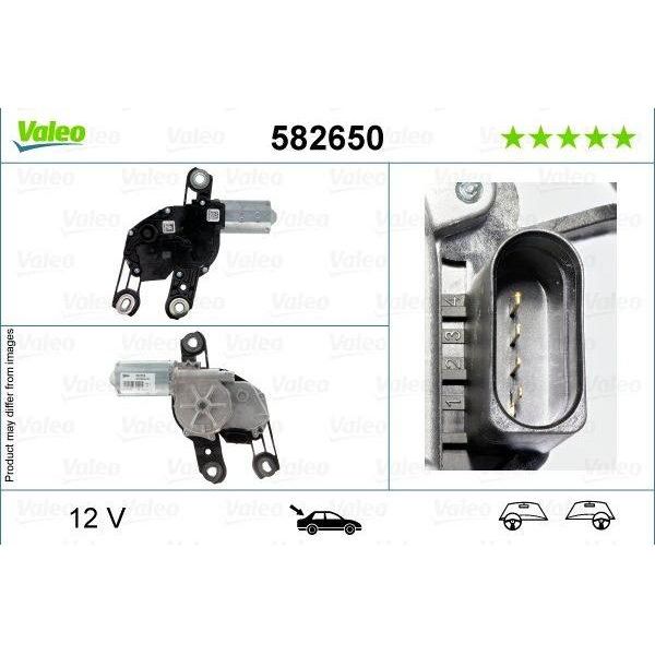 Valeo Wiper Motor 582650 Automotive Part fits Seat Leon Iii Valeo  - Dynamic Drive