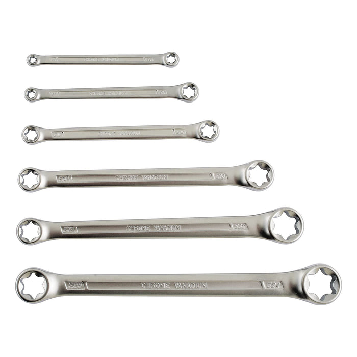 Laser Star Ring Spanner Set 6pc 5452 Laser Tools  - Dynamic Drive