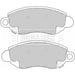 Genuine Borg & Beck Front Brake Pads fits Ford Transit 2000 BBP1626 Borg & Beck  - Dynamic Drive