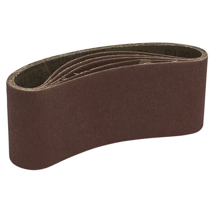 Sealey 76 x 457mm Sanding Belt 120Grit - Pack of 5 SB120457 Sealey  - Dynamic Drive