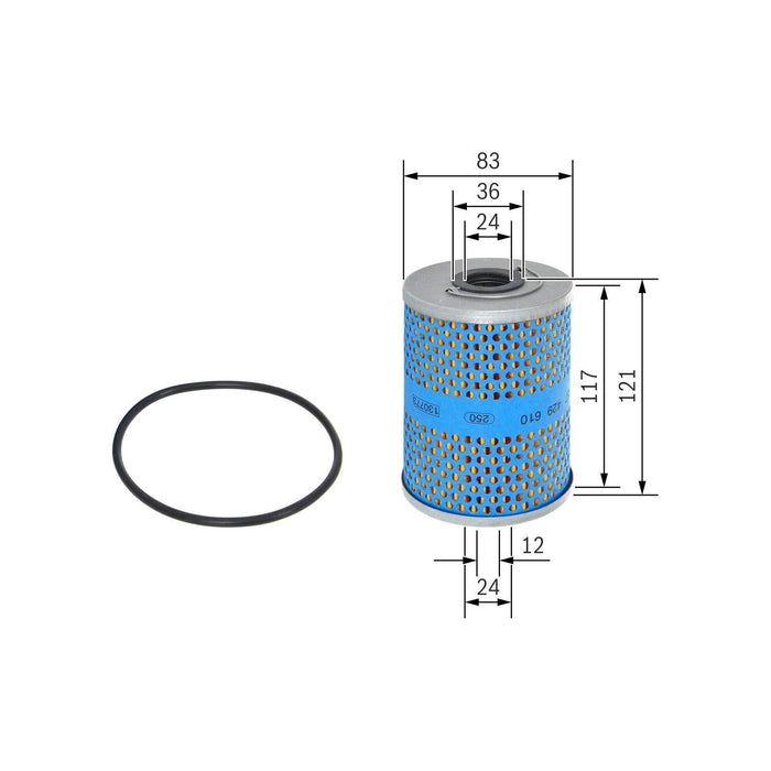 Genuine Bosch Car Oil Filter P9610 fits Mercedes-Benz G 280GE - 2.8 - 84-89 1457