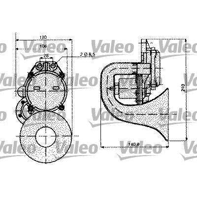 Valeo Air Powered Horns 479075 Automotive Part Valeo  - Dynamic Drive